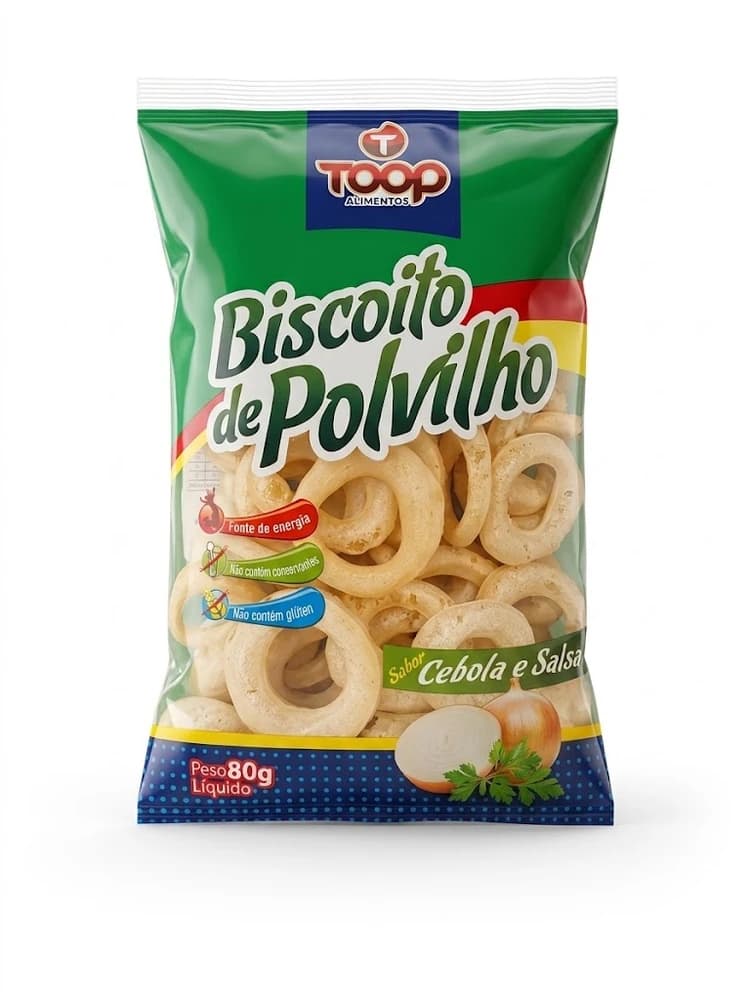 Biscoito de Polvilho Cebola e Salsa Topp