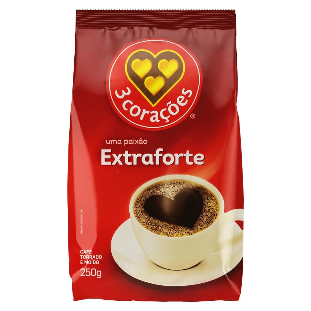 Café 3 Corações Extraforte 250g