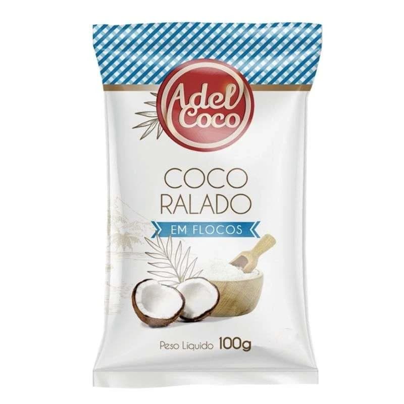 Coco Ralado em Flocos Adel Coco 100g