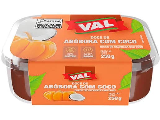 Doce de Abóbora com Coco VAL