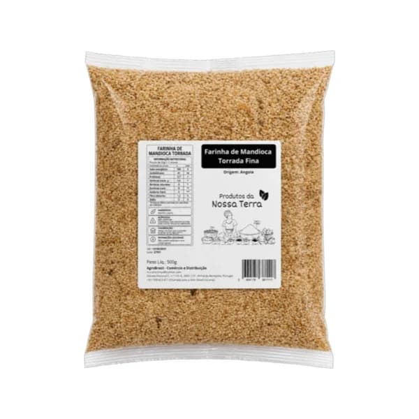 Farinha de Mandioca Torrada Fina Nossa Terra 500g