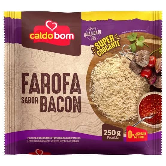 Farofa Caldo Bom Bacon 250g