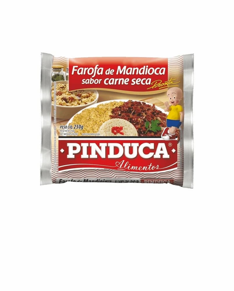 Farofa de Mandioca Carne Seca Pinduca 250g