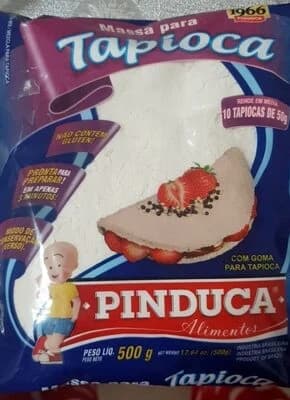 Fécula de Mandioca para Tapioca Pinduca 500g