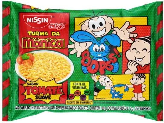 Miojo Turma da Mônica Tomate Suave