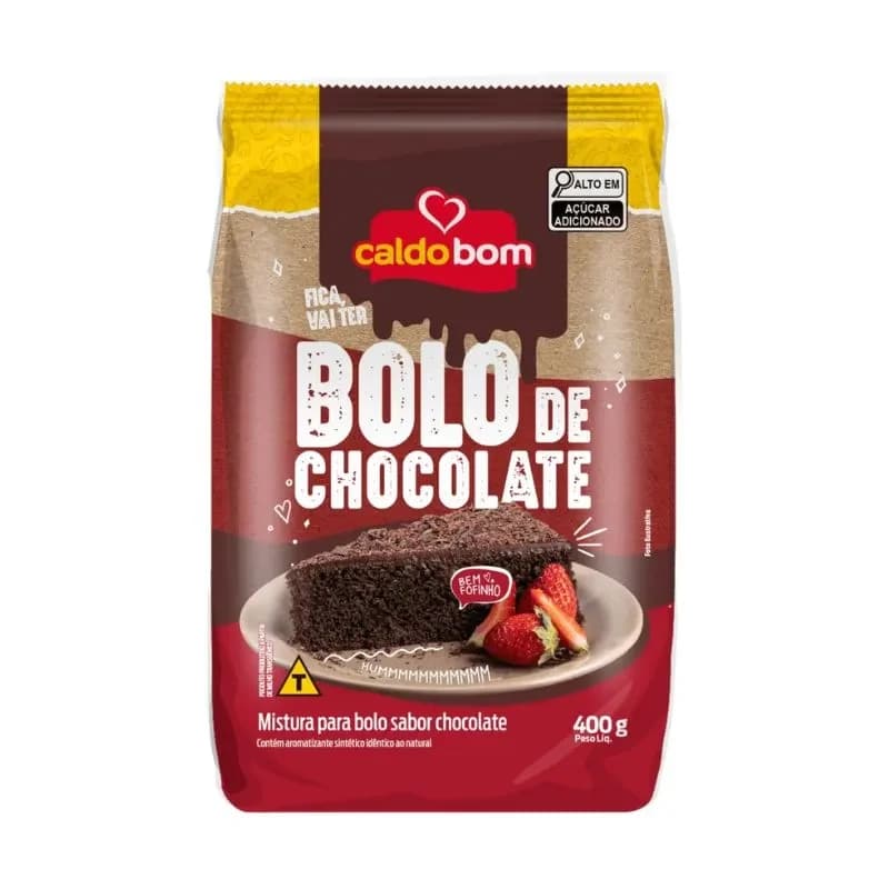 Mistura para Bolo Caldo Bom Chocolate 400g